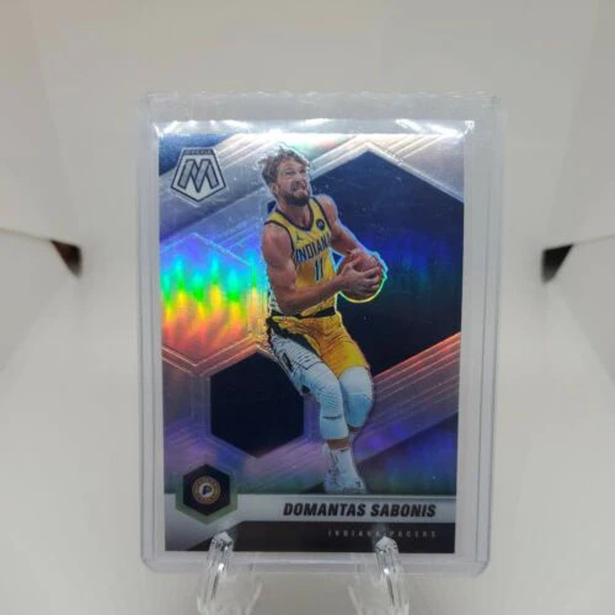 Silver Mosaic Prizm 2020-21 Panini Mosaic Domantas Sabonis #15 Pacers/Kings