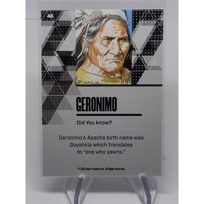 GERONIMO 2021 PIECES OF THE PAST HISTORICAL EDITION BLUE Refractor #48