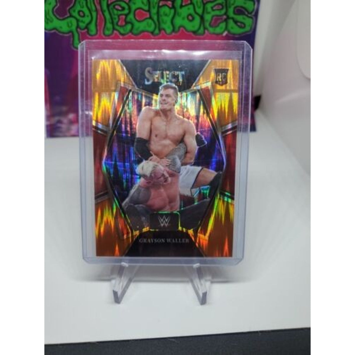 2022 WWE Select PREMIER LEVEL ORANGE FLASH ROOKIE RC Grayson Waller #143 - NXT