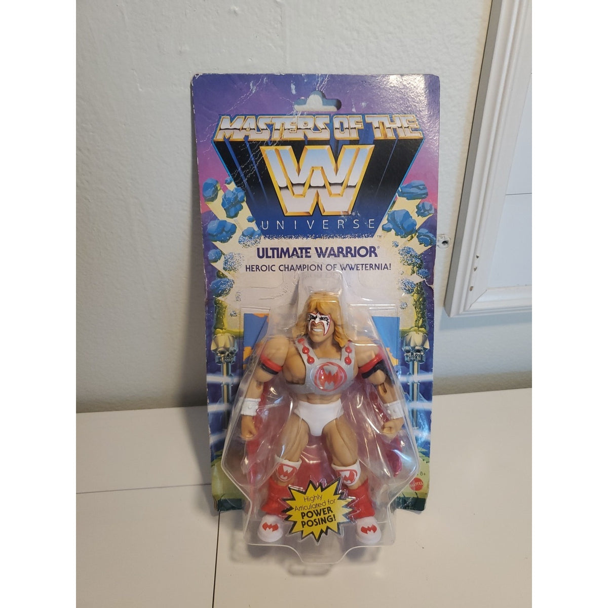 Masters of the WWE Universe Ultimate Warrior Action Figure Mattel MOTU New!