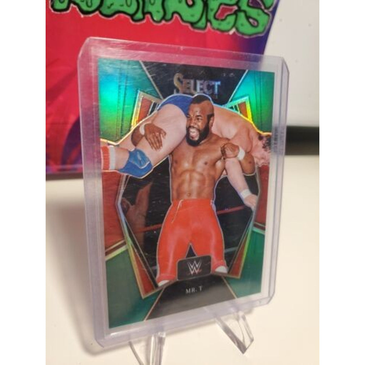 2022 Panini Select WWE Premiere Level Green Prizm #196 Mr. T Numbered # (02/05)