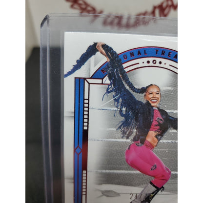 2024 Panini National Treasures WWE - Bianca Belair #38 Red /75