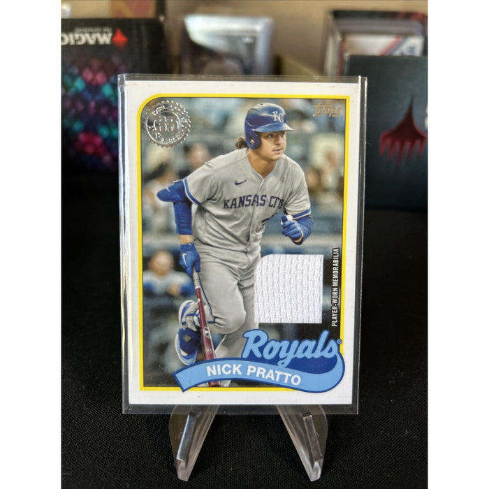 2024 Topps Series 1 - 1989 Topps Relics #89BR-NP Nick Pratto (MEM) / Pack Fresh