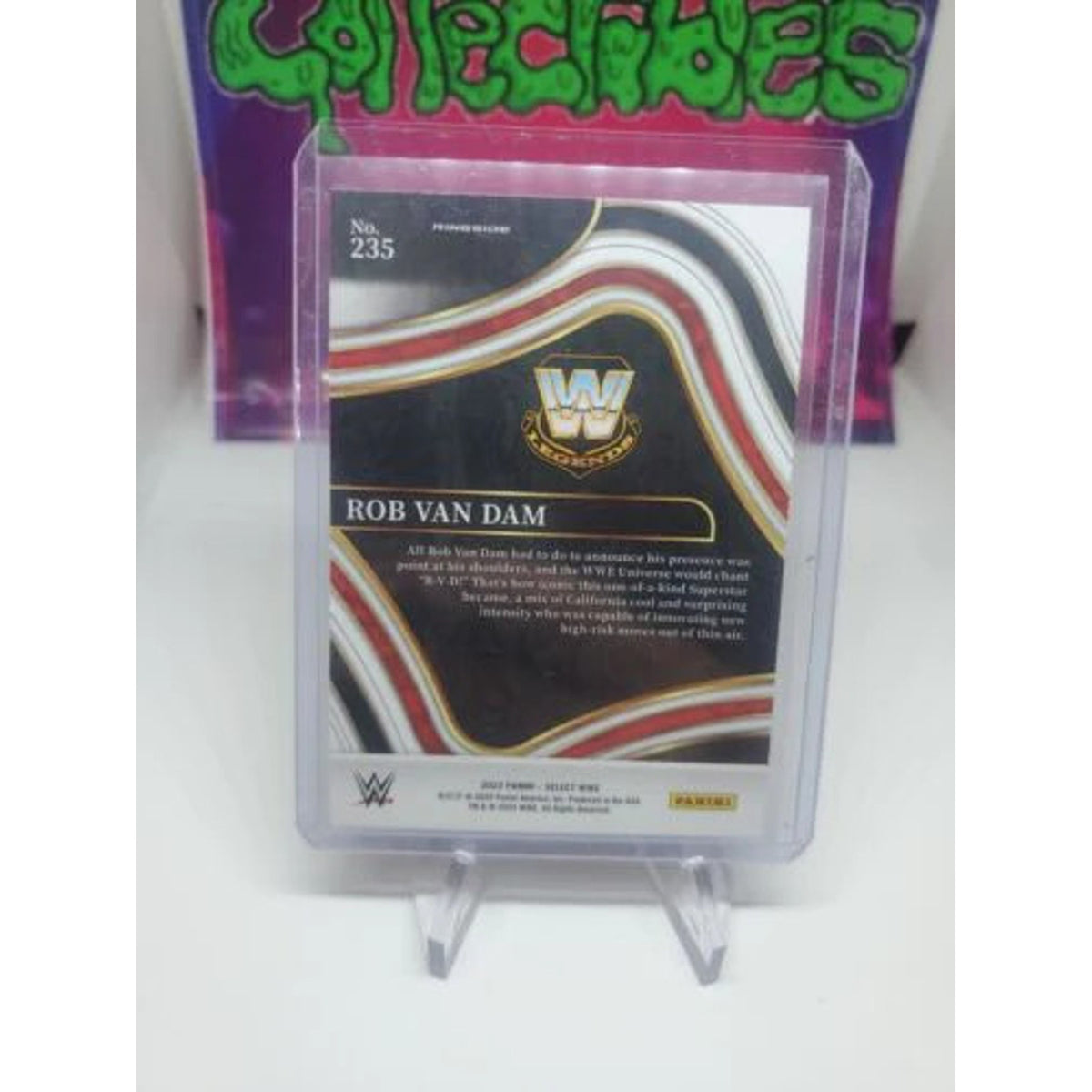 2022 WWE SELECT RETAIL BLASTER EXCLUSIVE RED & BLUE ROB VAN DAM RINGSIDE SP