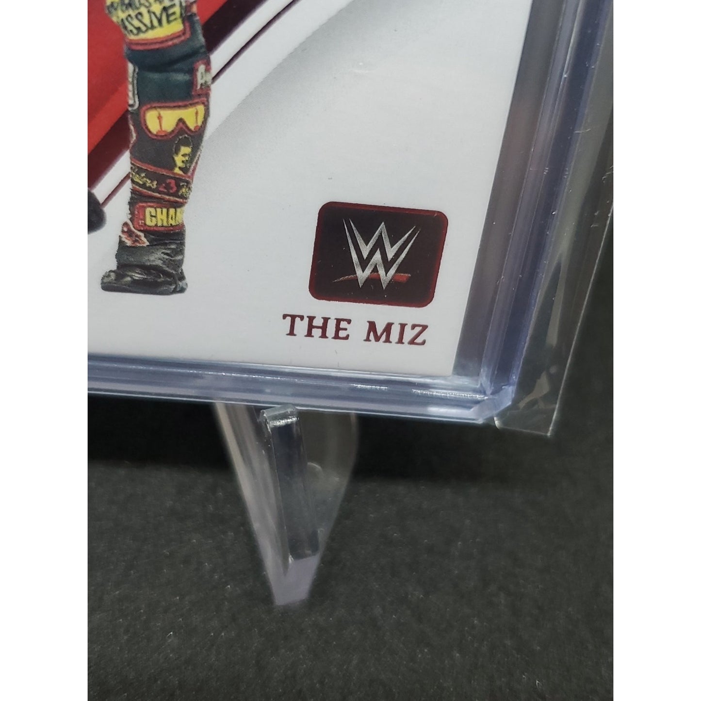 2023 Panini Immaculate Collection WWE The Miz #98 Red Parallel /35