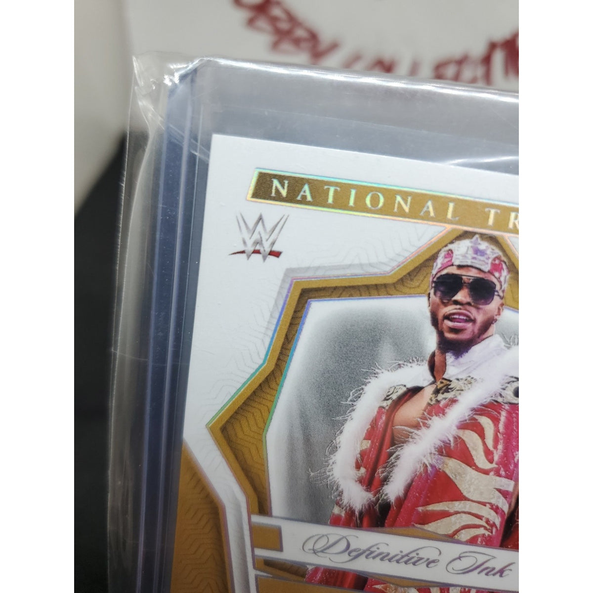 2024 Panini National Treasures WWE - Definitive Ink Edris Enofe #DK-EEF Holo...