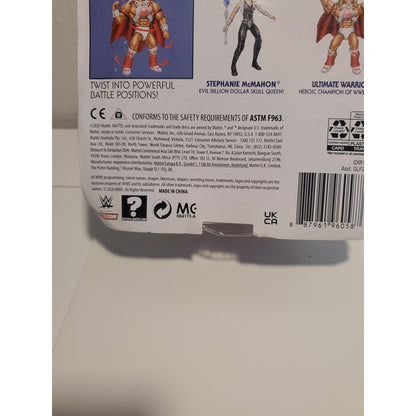 Masters of the WWE Universe Ultimate Warrior Action Figure Mattel MOTU New!