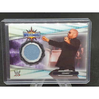 Topps WWE 2021 Cesaro Wrestlemania 33 Event Used Mat Relic No.