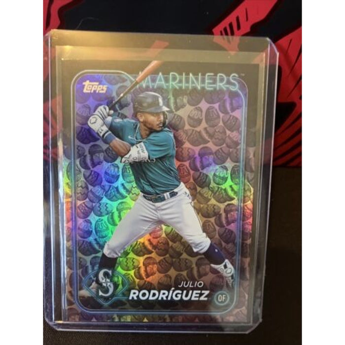 2024 Topps Series 1 Julio Rodriguez EASTER EGGS FOIL SP #44 Pack Fresh New