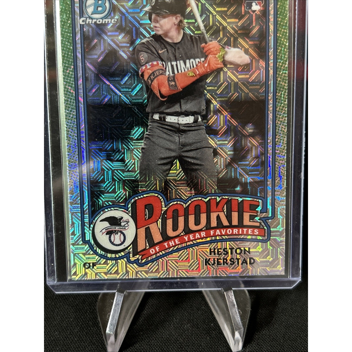 2024 Bowman Mega Heston Kjerstad Mojo Refractor ROTY Favorites / Pack Fresh New