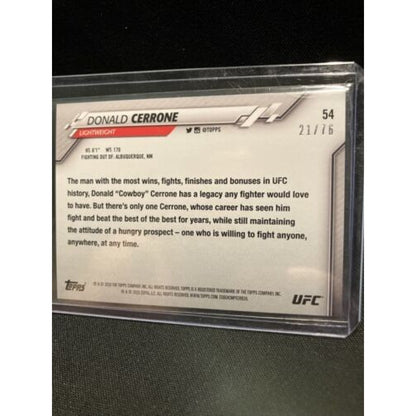 Donald Cerrone Independence Day Number 21/76 - Mint Pack Fresh - Legend