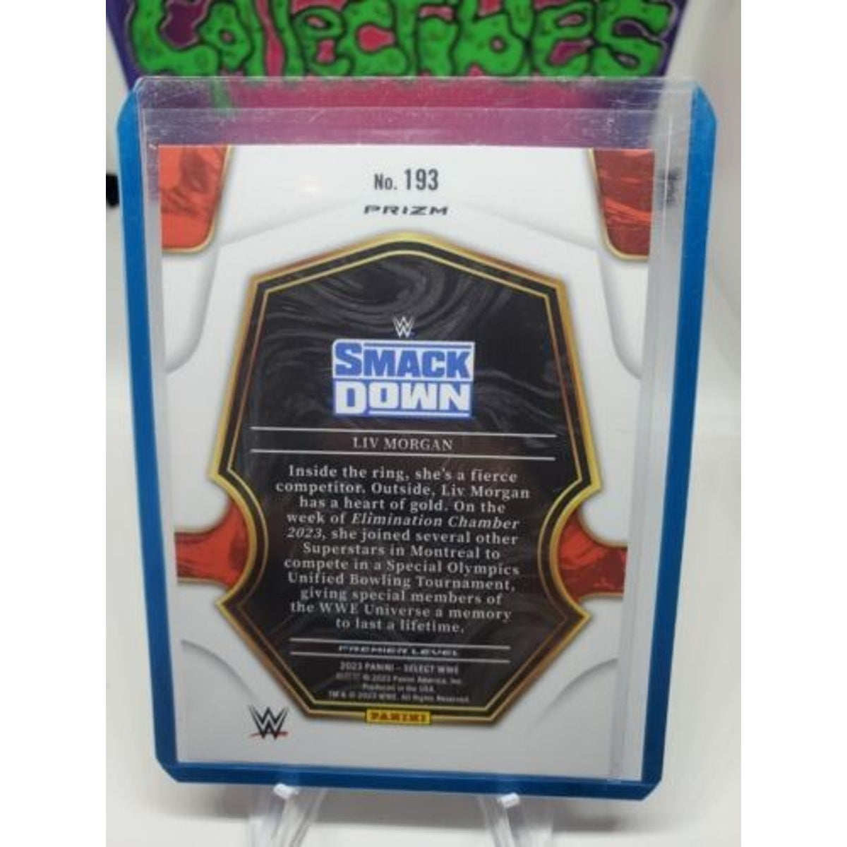 2023 #193 Liv Morgan Panini Select WWE SmackDown Premier Level Silver Prizm