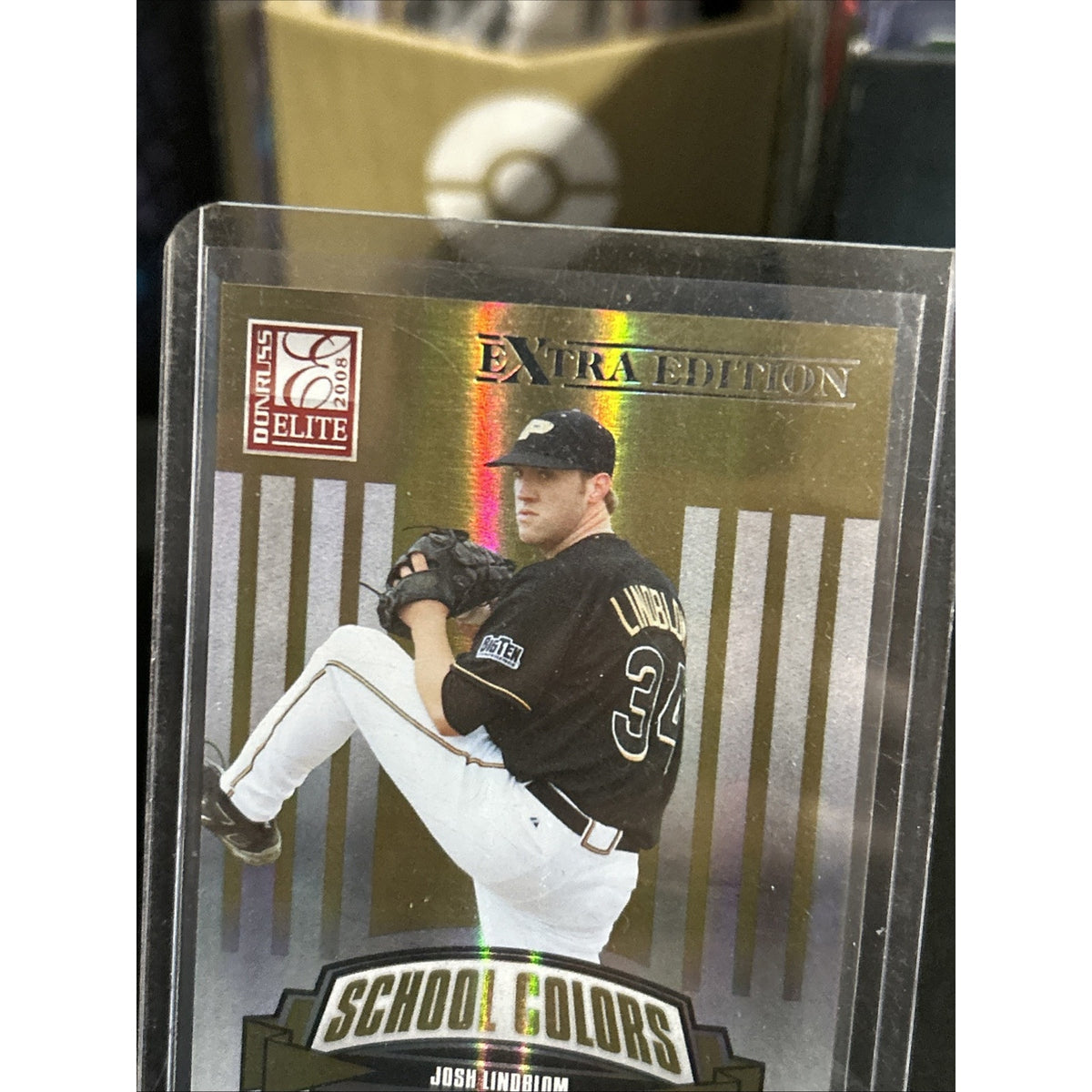2008 Donruss Elite Extra Edition School Colors /1500 Josh Lindblom #SC-30