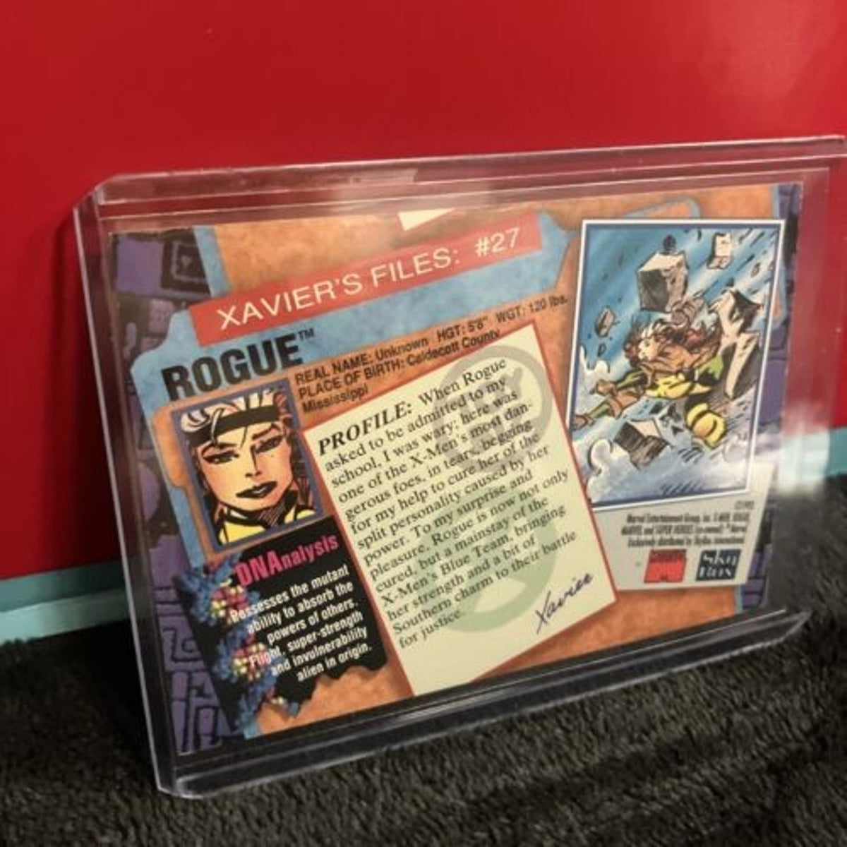 SkyBox Marvel X-Men Series 2 1993 ,Trading Cards #27 Rogue MINT