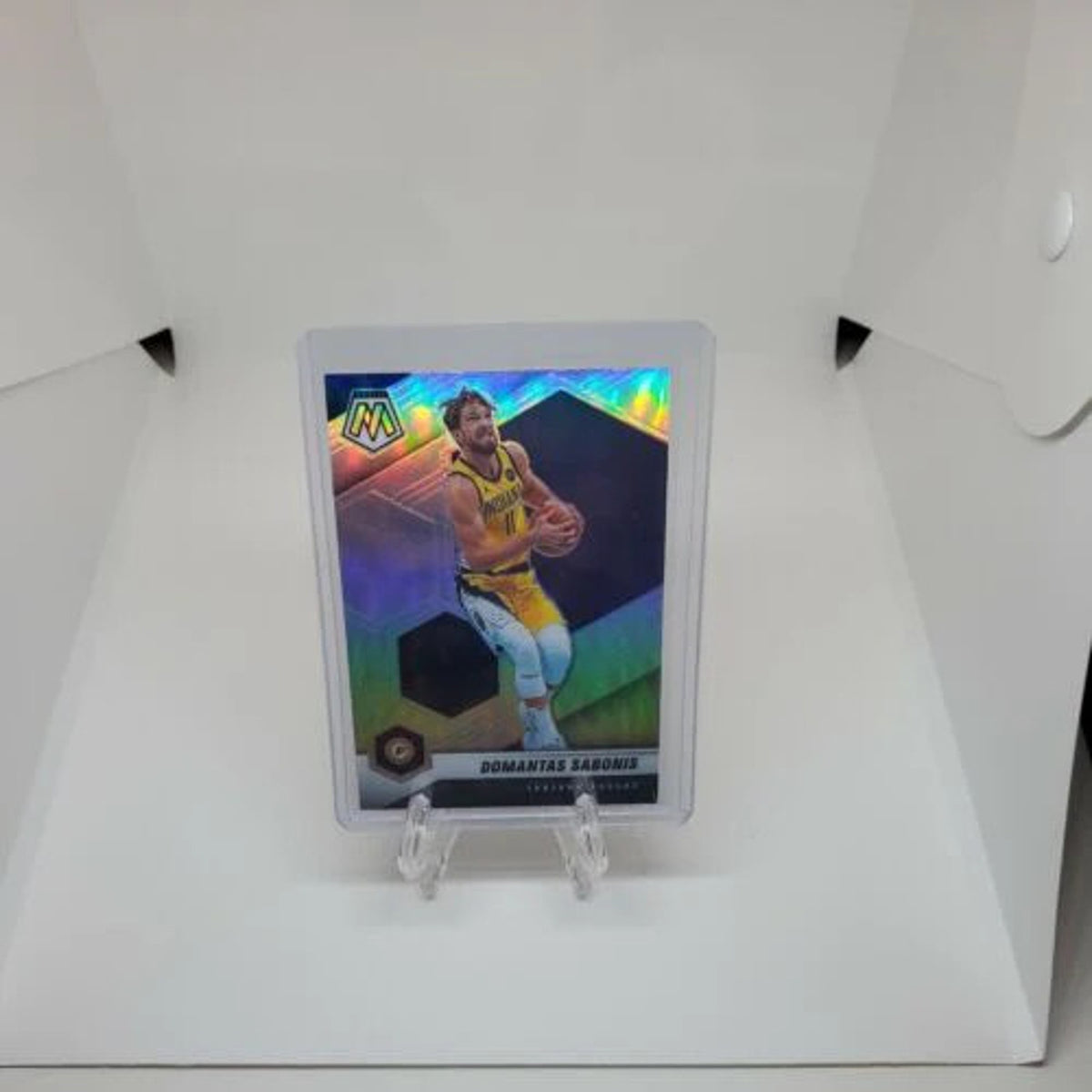 Silver Mosaic Prizm 2020-21 Panini Mosaic Domantas Sabonis #15 Pacers/Kings