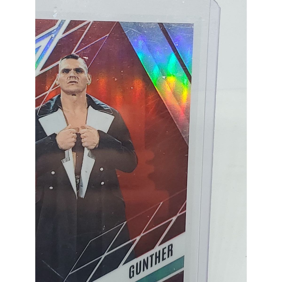 2023 Panini Chronicles Phoenix WWE, Gunther Red Parallel #'D /199, #318, NM/M