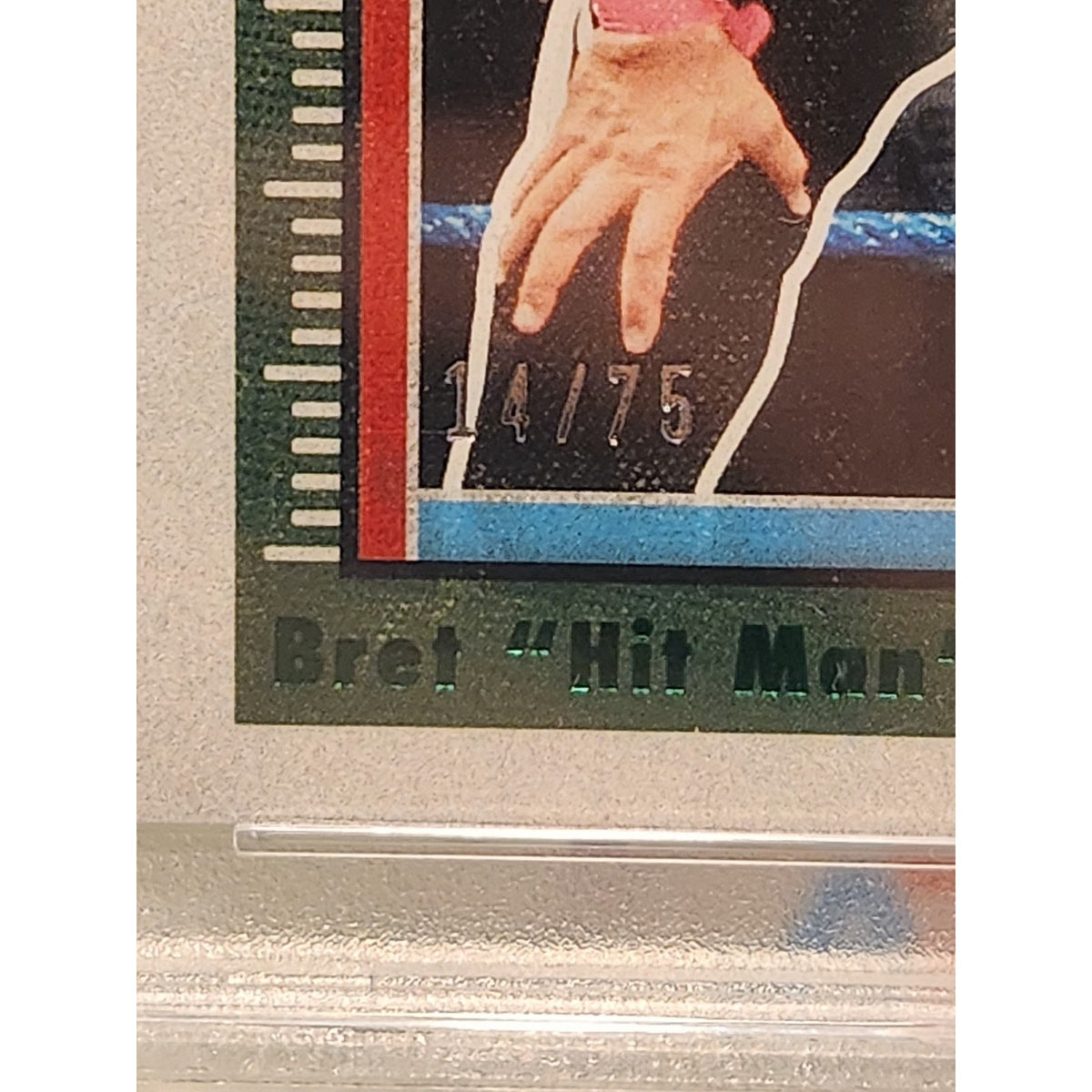 PSA 10 Bret Hart CLASSICS 2023 Panini Chronicles Green /75 WWE Pop 1 #158