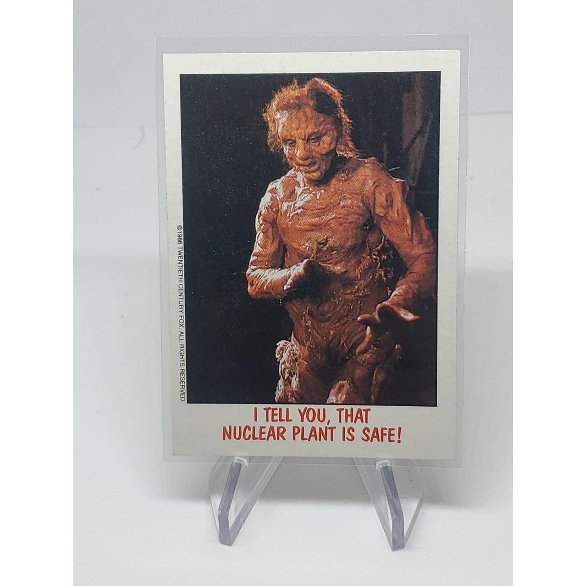 Jb4c Topps Fright Flicks 1988 #22 The Fly Movie