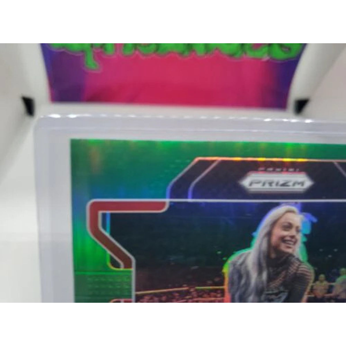 2022 PRIZM WWE LIV MORGAN 1ST PRIZM CARD #46 GREEN PARALLEL Fresh Pull