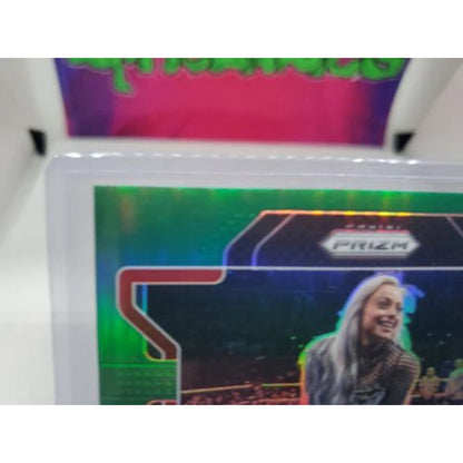 2022 PRIZM WWE LIV MORGAN 1ST PRIZM CARD #46 GREEN PARALLEL Fresh Pull