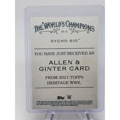 2021 Topps Heritage WWE Allen and Ginter #AG-23 Sycho Sid