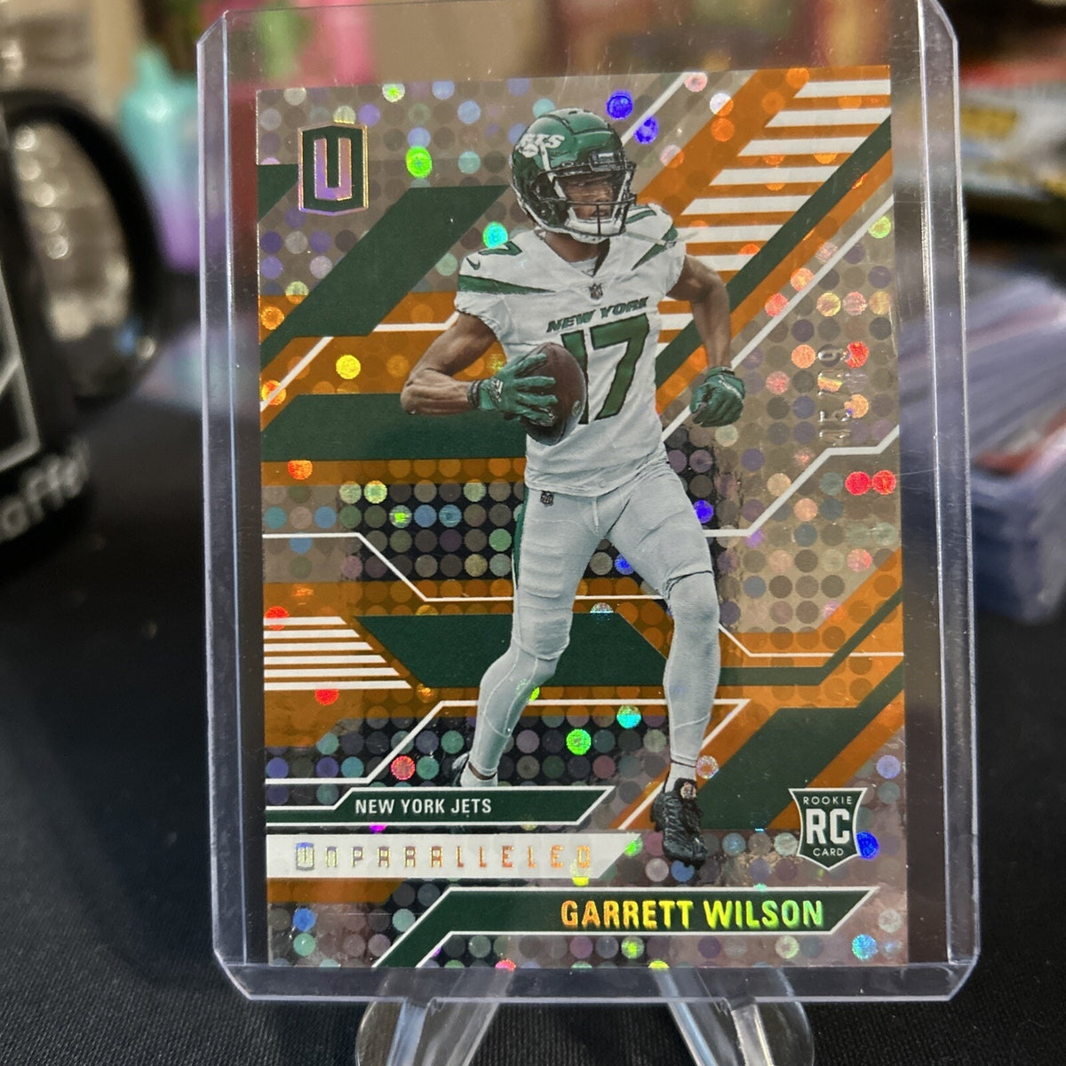 Garrett Wilson 2022 Chronicles Unparalleled Donuts 45/49 Rookie RC / Pack Fresh