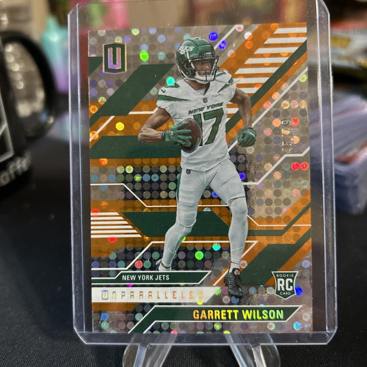 Garrett Wilson 2022 Chronicles Unparalleled Donuts 45/49 Rookie RC / Pack Fresh