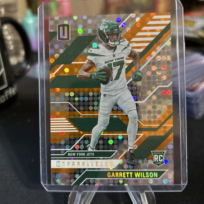 Garrett Wilson 2022 Chronicles Unparalleled Donuts 45/49 Rookie RC / Pack Fresh