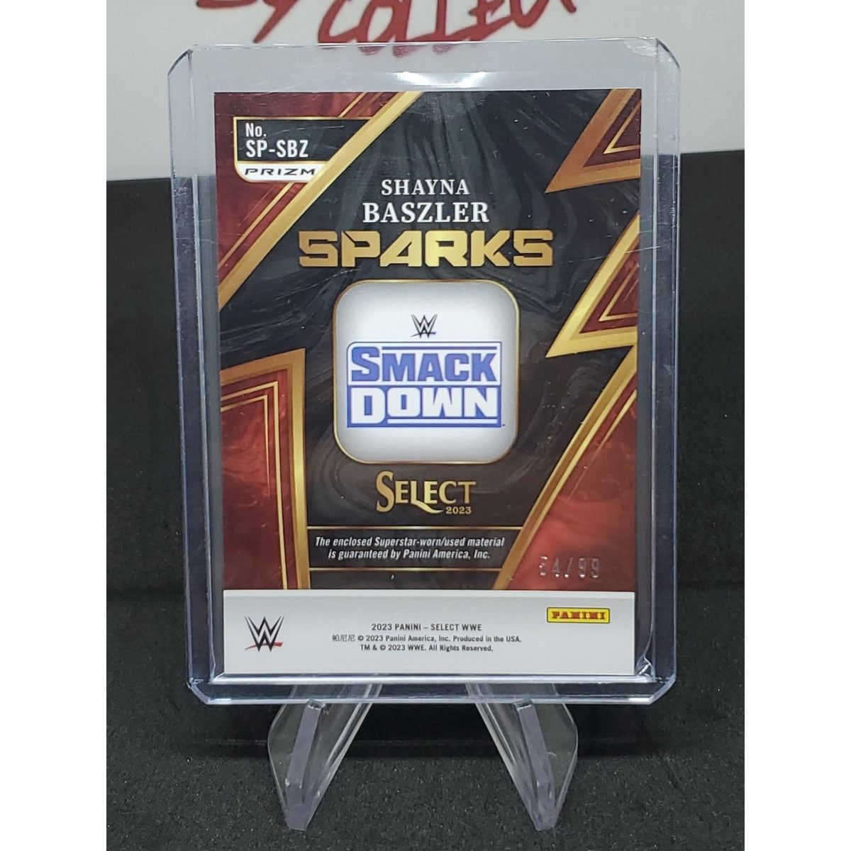 2023 Panini Select WWE Shayna Baszler Sparks Red 54/99