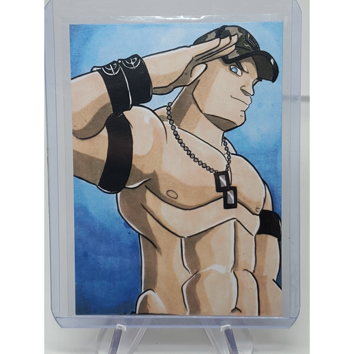 2021 Topps WWE John Cena Ruthless Agression Art Card #SCR-3