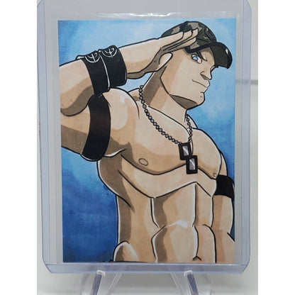 2021 Topps WWE John Cena Ruthless Agression Art Card #SCR-3