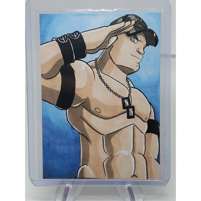 2021 Topps WWE John Cena Ruthless Agression Art Card #SCR-3