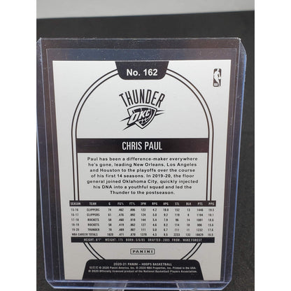 2020-21 Panini NBA Hoops - Chris Paul #162 Blue Explosion Parallel #/59