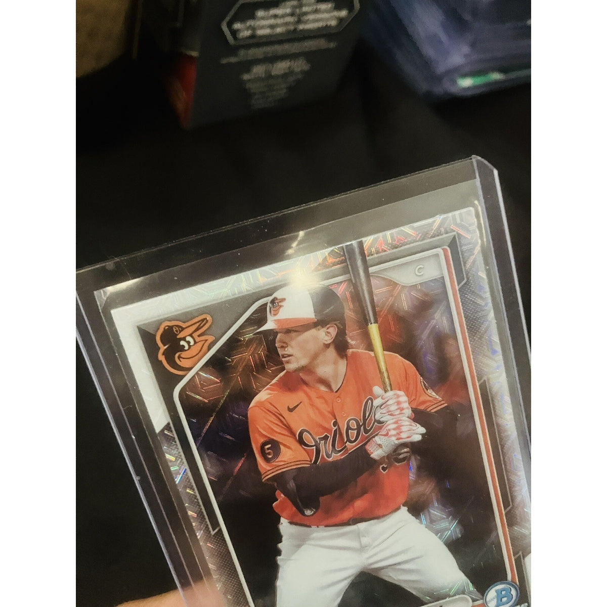 2024 Bowman - Chrome Mojo Refractor #77 Adley Rutschman Pack Fresh New Mint