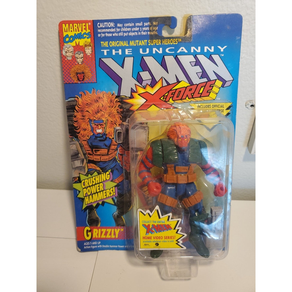 Vintage The Uncanny X-Men Grizzly Action Figure New Toy Biz 1993
