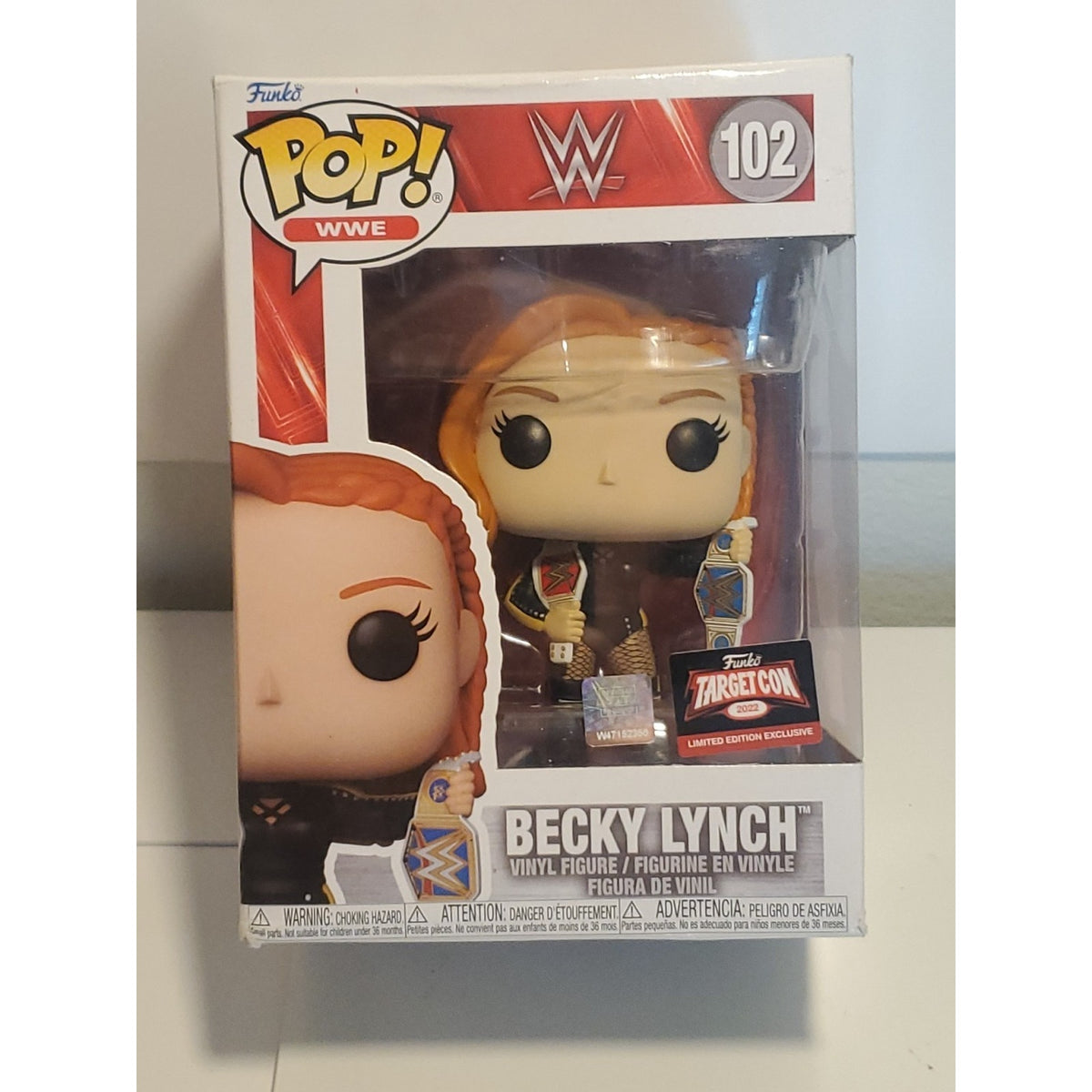 Becky Lynch Funko Pop! WWE #102 2022 Target Con