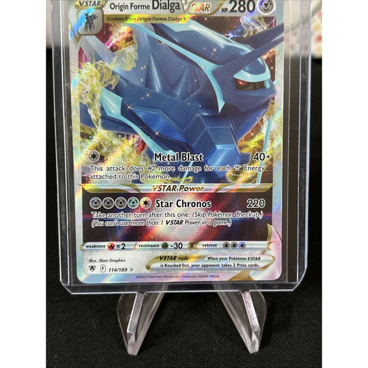 Origin Forme Dialga VSTAR 114/189 Swsh10: Astral Radiance Holo / Pack Fresh New