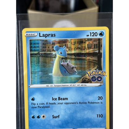 Lapras Pokemon Go 023/078 Holo Rare Pokemon TCG / Pack Fresh New / 2022