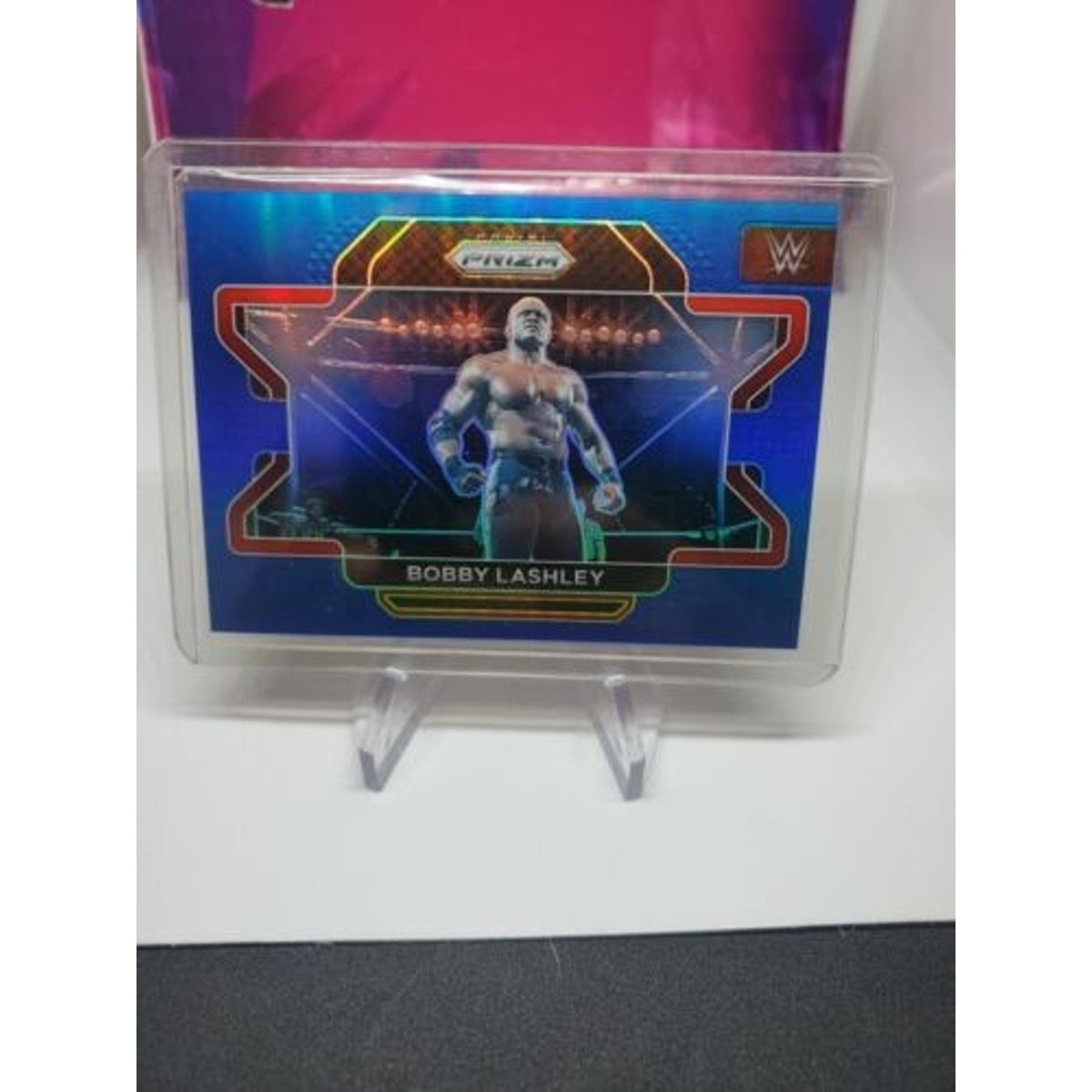 2022 Panini Prizm WWE Blue #/199 Bobby Lashley