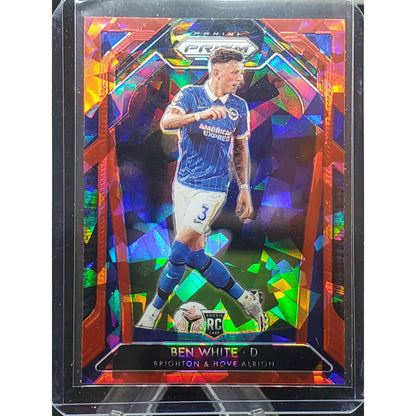2020-21 Panini Prizm Premier League - Ben White #168 Red Ice Prizm (RC)
