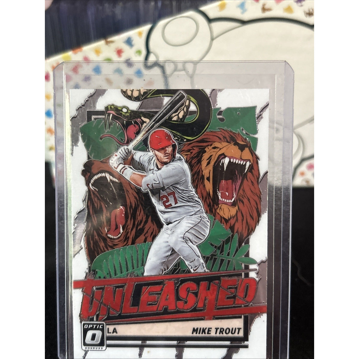 Mike Trout 2021 Donruss Optic Unleashed Silver Prizm #UNL1 - Pack Fresh New