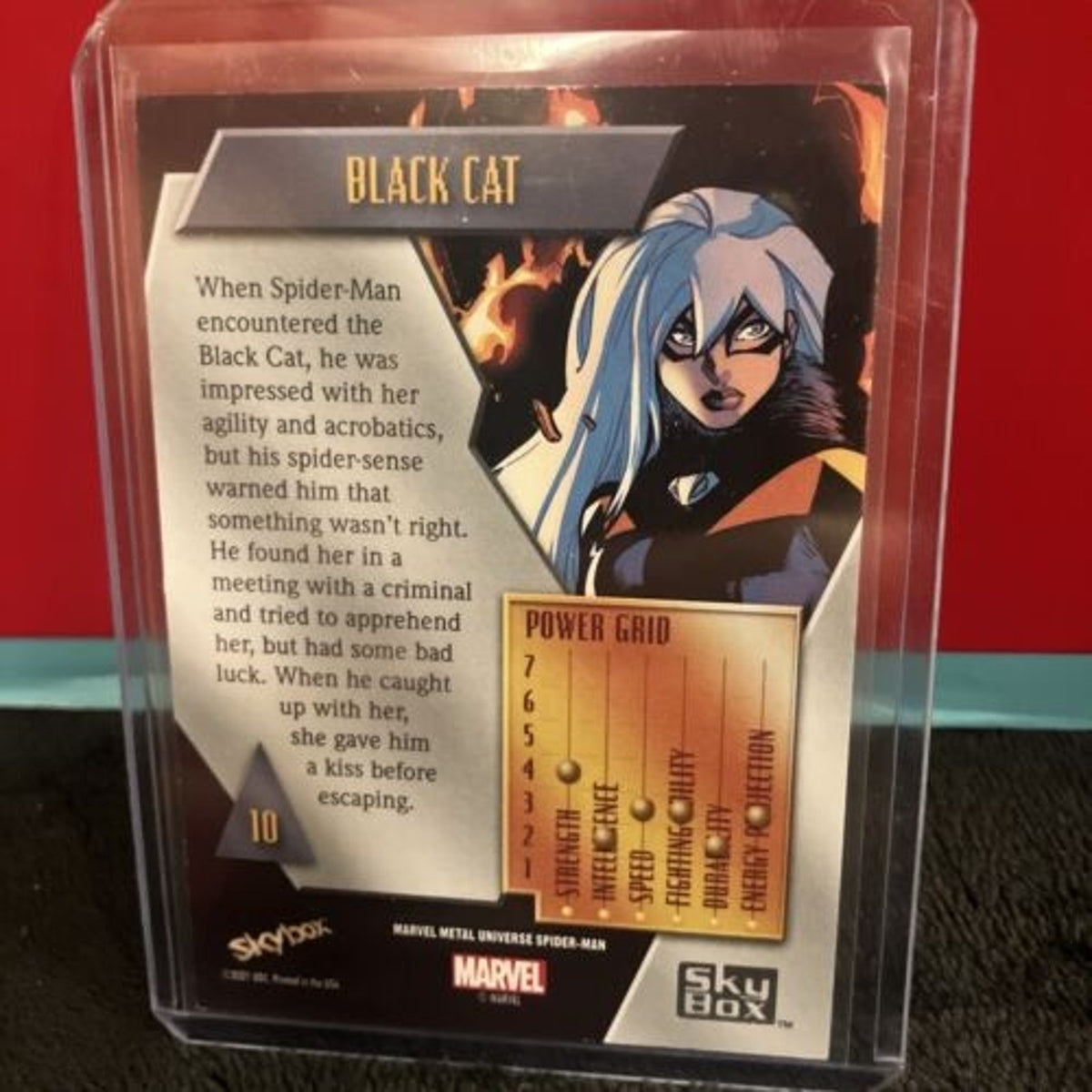 Upper Deck Marvel Spider-Man 2022 Metal Universe BASE 10 Black Cat Pack Fresh