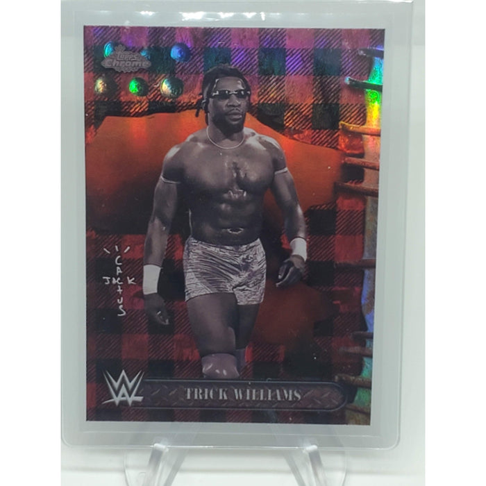 2025 Topps Chrome WWE X Cactus Jack - Trick Williams, Trick Williams #32 Red...