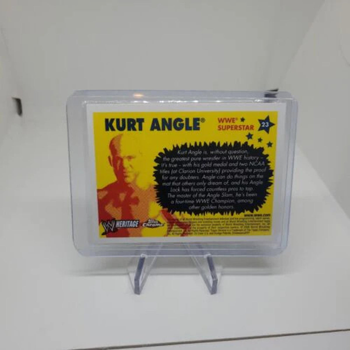 Topps Heritage Chrome 2006 #23 Kurt Angle WWE Superstar