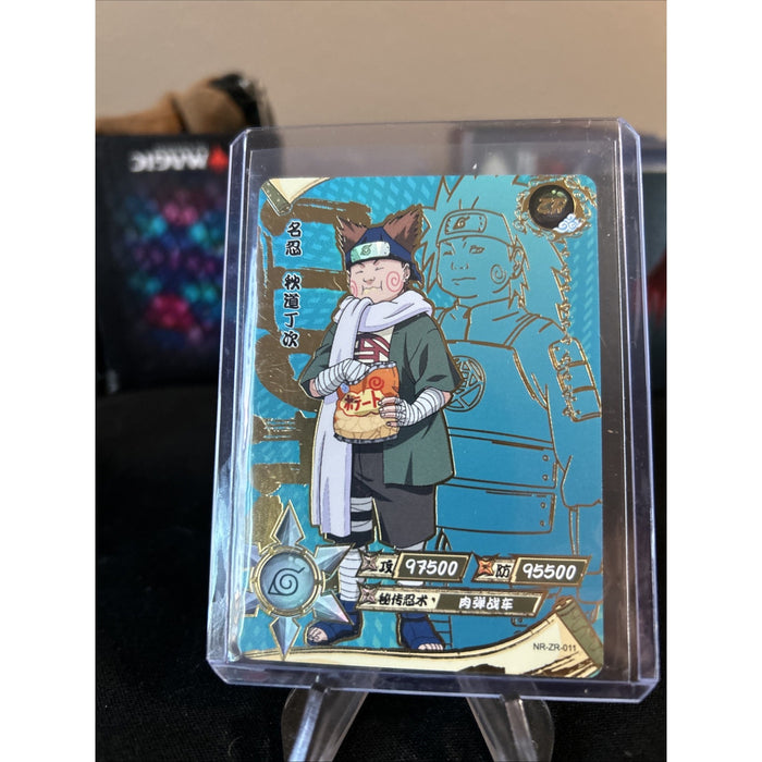 Choji Akimichi NR-ZR-011 Naruto Kayou Card TCG Mint Ultra Rare / Pack Fresh