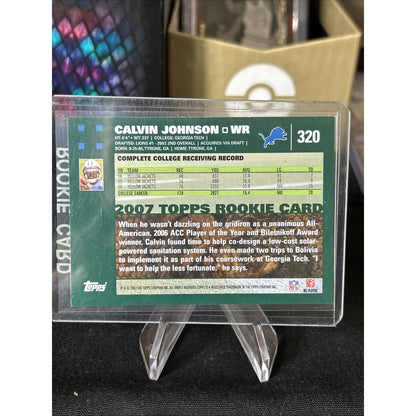 2007 Topps Calvin Johnson Rookie Card