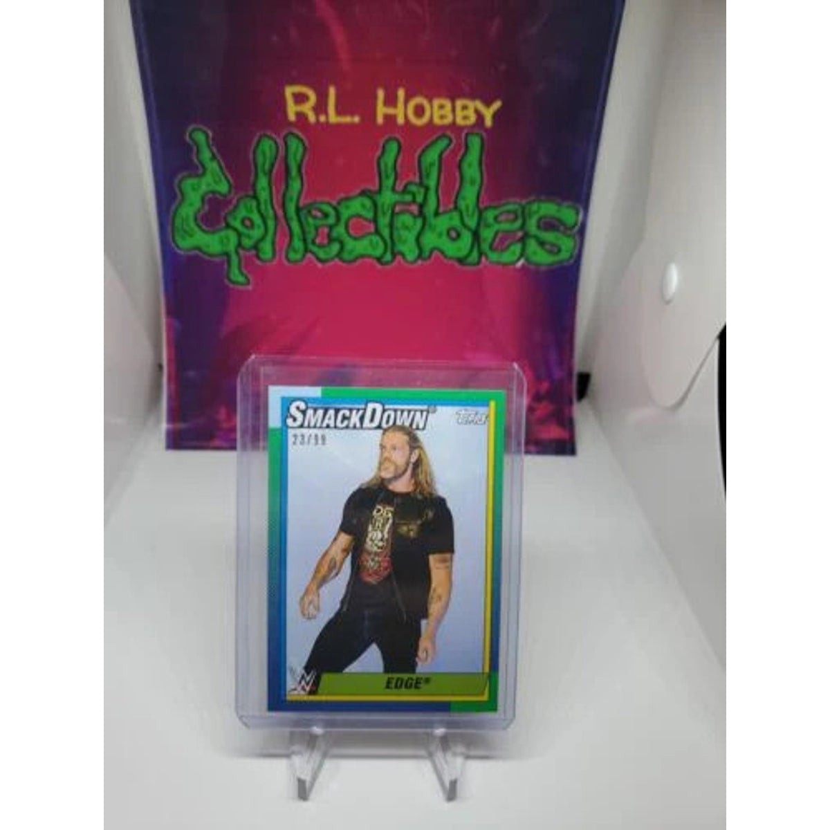 EDGE green parallel #/99 - 2021 Topps Heritage WWE #59
