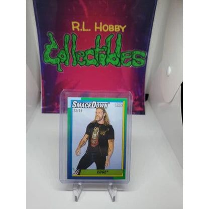 EDGE green parallel #/99 - 2021 Topps Heritage WWE #59