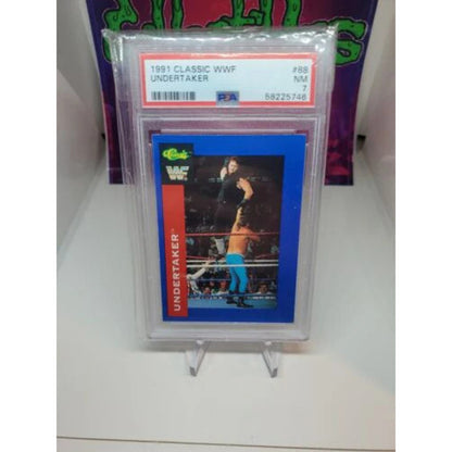 1991 Classic WWF Undertaker #88 PSA 7 NM NEAR MINT Rookie RC HOF WWE Legend!