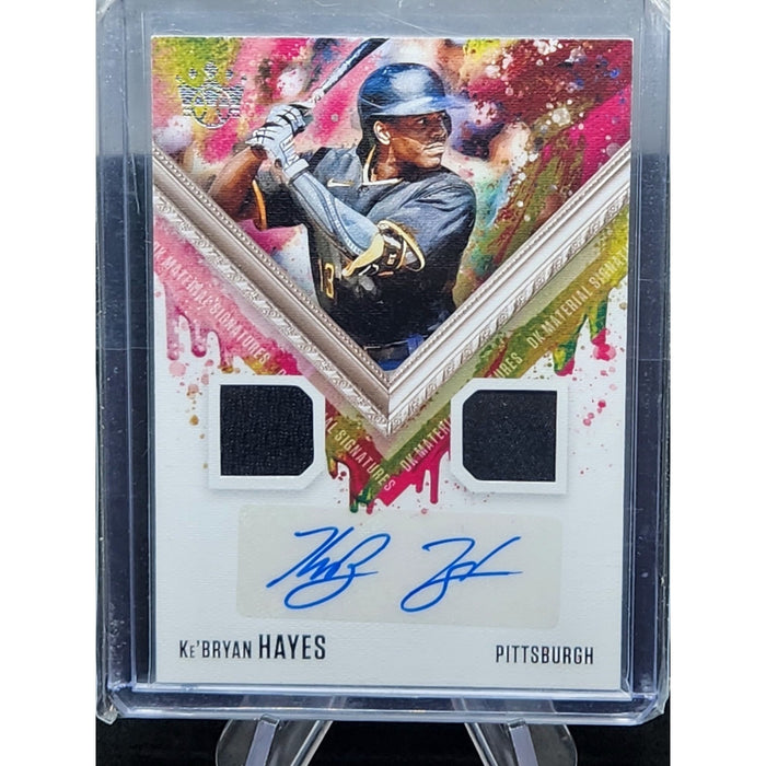 2021 Panini Diamond Kings KE'BRYAN HAYES Rookie DUAL PATCH AUTO #DKMS-KH Pirates